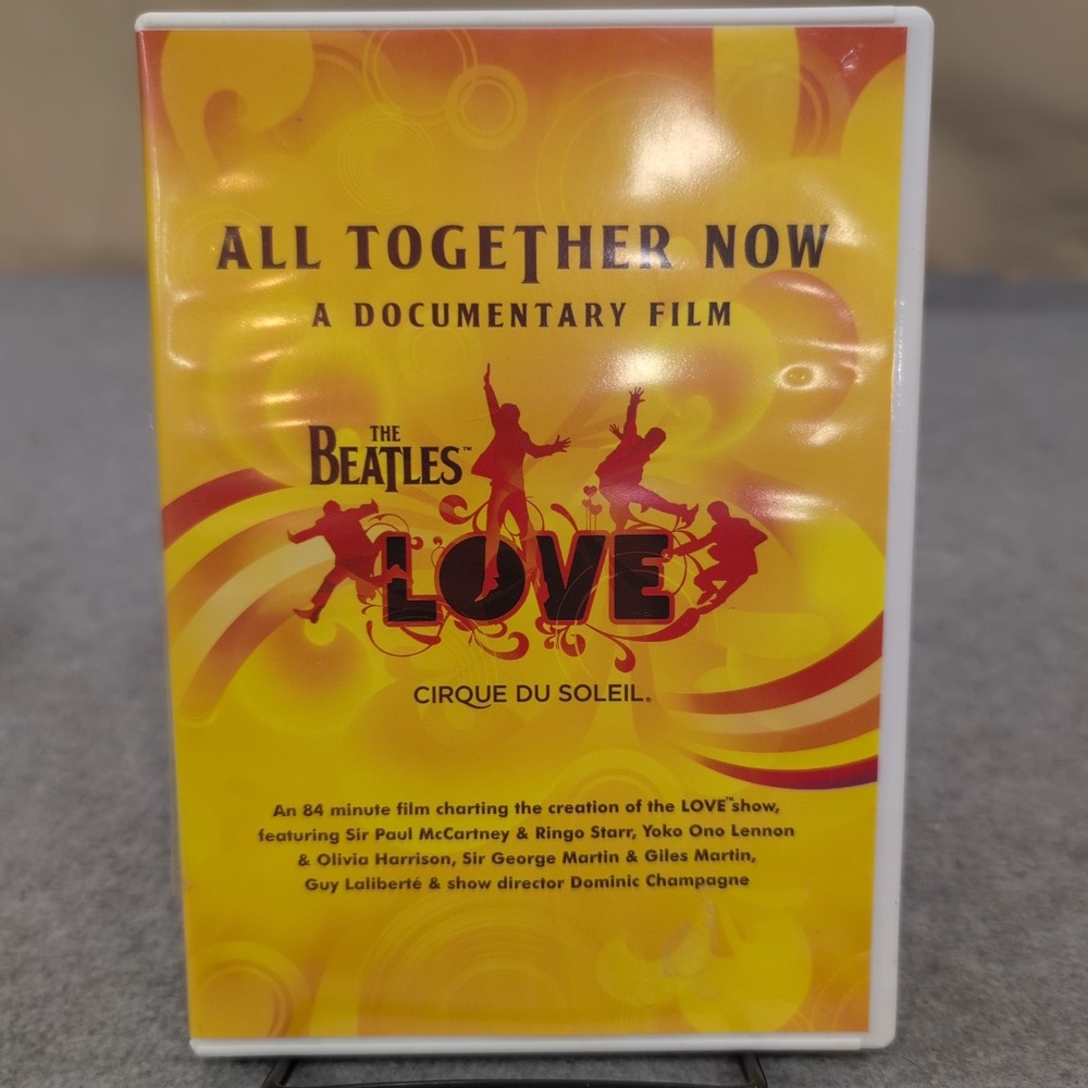 The Beatles All‎ Together Now Cirque Du Soleil Love Documentary DVD